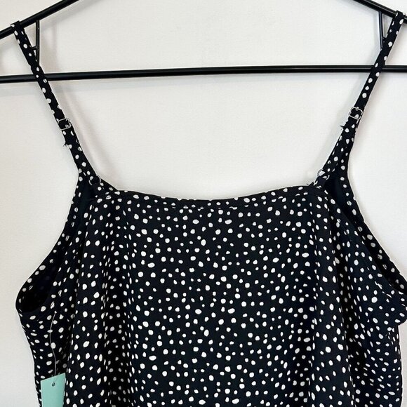 NWT Abound by Nordstrom Black Polka Dot Camisole - Size: Small - Picture 5 of 8